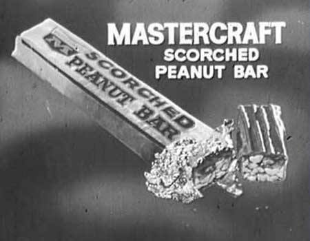 Old Scorched Peanut Bar Ad