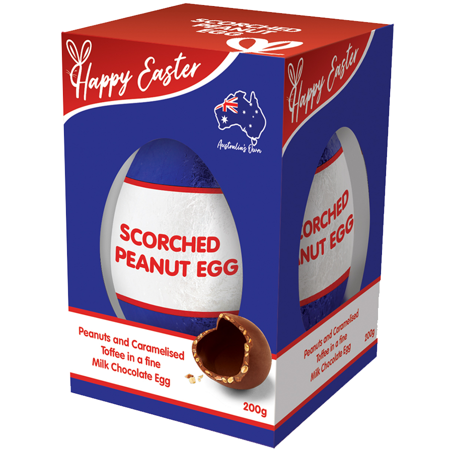Scorched Peanut Easter Egg